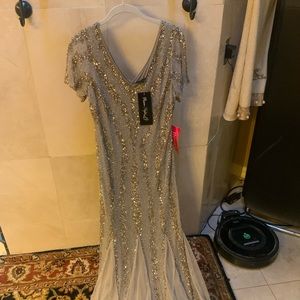 Formal beaded dress great for Homecoming